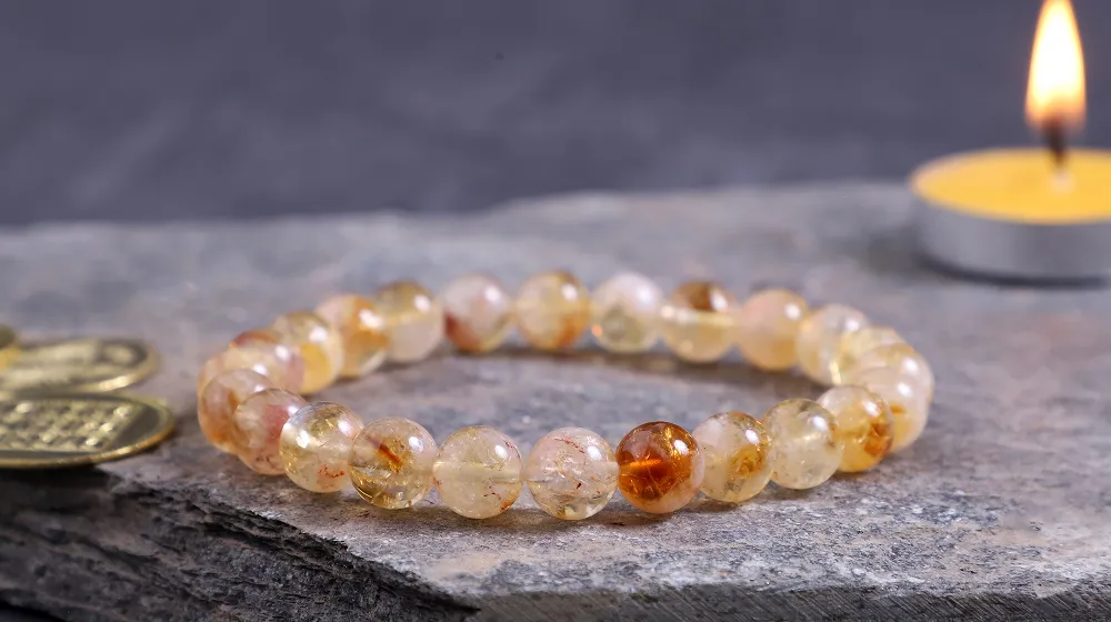 Citrine Bracelet 22 Beads